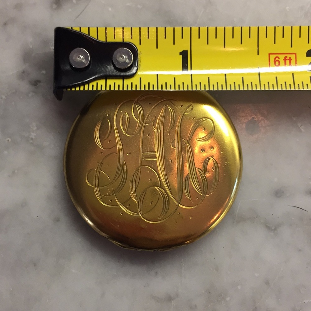 Vintage gold plated locket - Picture 5 of 5